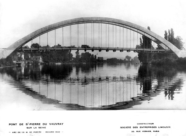 Pont de Saint Pierre du Vauvray sur la Seine